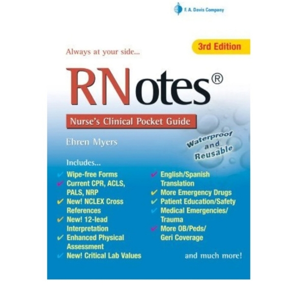 RNotes Nurse's Care Pocket Guide - Picture 1 of 5